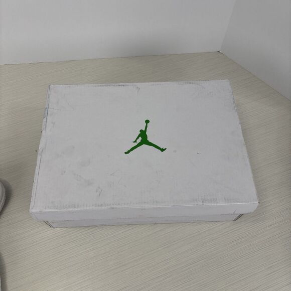 Nike Air Jordan 4 Metallic Green Size 7.5 RARE With Box - Picture 9 of 11
